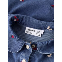 NAME IT Kjole Alva Medium Blue Denim Nature